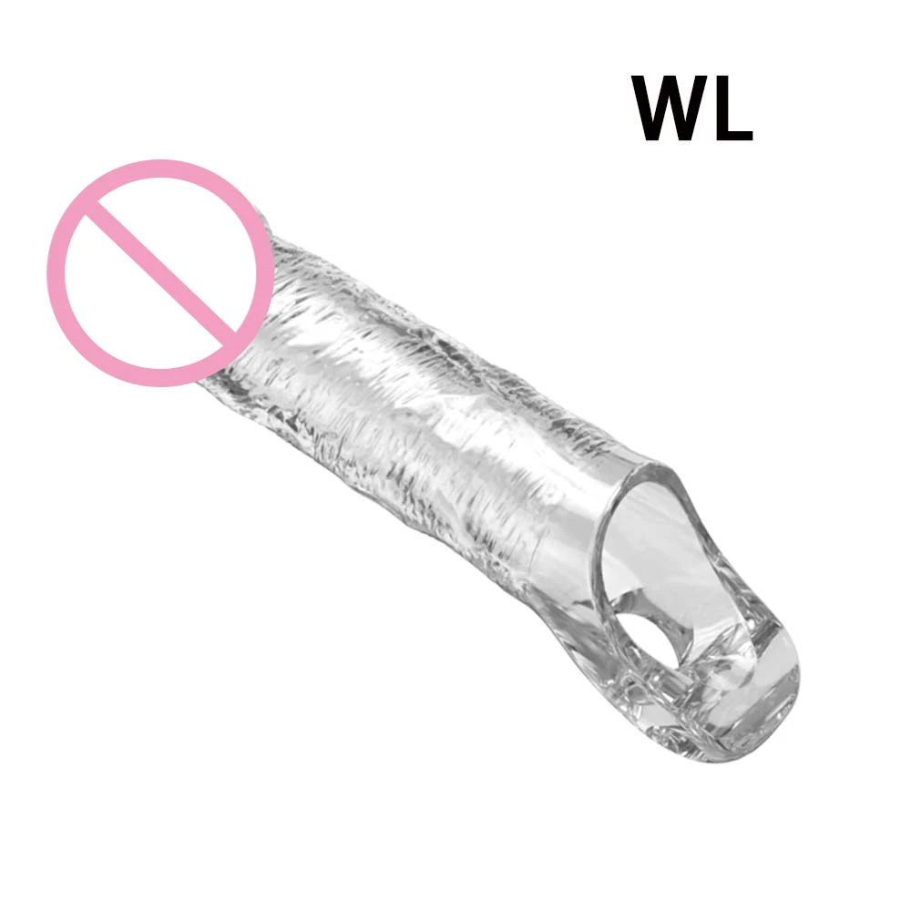 Transparent Penis Enlargement Extend Sleeve Reusable Condoms Dildo Enhancer Delay Ejaculation Cock Rings Sex Toys for Men Transparent Penis Enlargement Extend Sleeve Reusable Condoms Dildo Enhancer Delay Ejaculation Cock Rings Sex Toys for Men