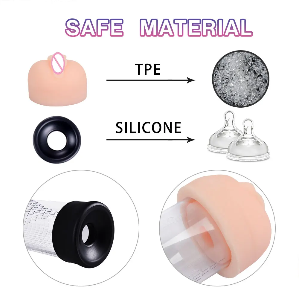 Accessories For Penis Pump Cylinder Penis Extender For Men Penise Enlargement Vacuum Pump Ring Replacement Sleeve Flask Part Accessories For Penis Pump Cylinder Penis Extender For Men Penise Enlargement Vacuum Pump Ring Replacement Sleeve Flask Part
