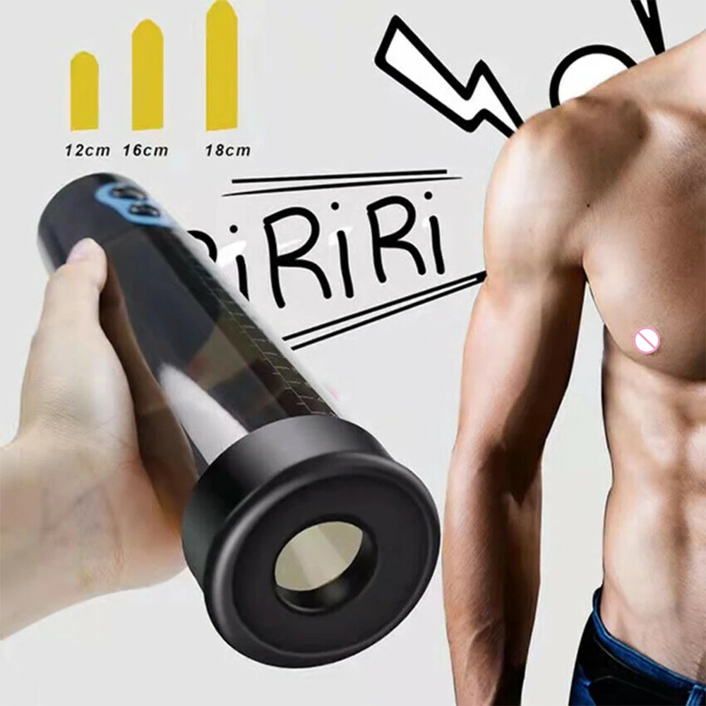 Automatic Penis Enlarger Pump Rechargeable Penis Extender Electric Vacuum Cock Pump Penile Exercise Masturbator Sex Toy for Men