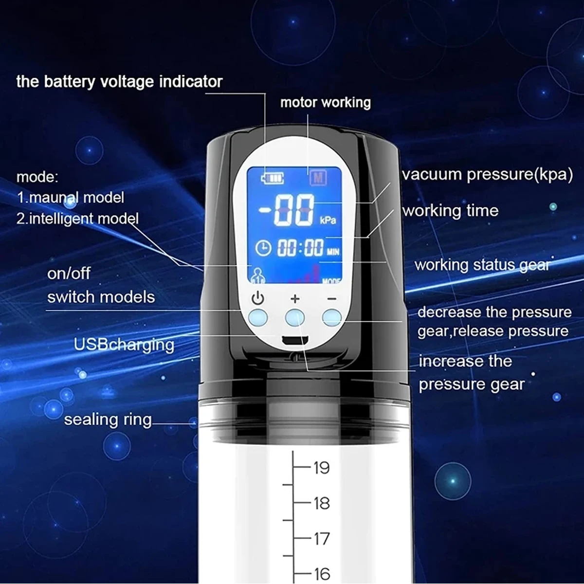 Electric Penis Pump Sex Toys for Men Dick Enlargement Pumps Penis Vacuum Pump Penile Enlarger Erection Male Masturbator Sex Tool Electric Penis Pump Sex Toys for Men Dick Enlargement Pumps Penis Vacuum Pump Penile Enlarger Erection Male Masturbator Sex Tool