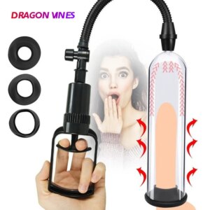 Male Penis Pump Manual Penis Enlarger Sex Toys For Man Vacuum Pump Male Masturbation Penile Extender Trainer Adult Sexo Products