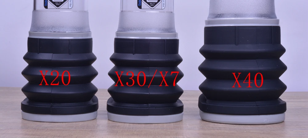 X20 X30 X40 Penis Pump Penis Enlargement Cock Enlarge Water Penis Extender Vacuum Pump For Men Dick Erection Sex Toy For Gay Men