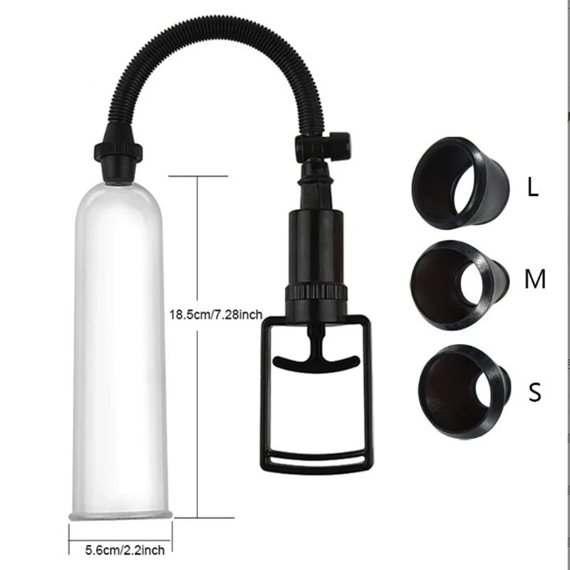 Manual penis pump sex toys for men penis enlargement vacuum pump for penis enhancement male masturbator adult penis extender too Manual penis pump sex toys for men penis enlargement vacuum pump for penis enhancement male masturbator adult penis extender too
