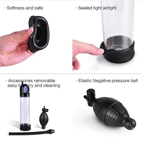 Manual Male Masturbation Penis Extender Airplane Cup Penis Exercise Trainer Stretching Vacuum Pump Adult Sex Toy Adultos 18+