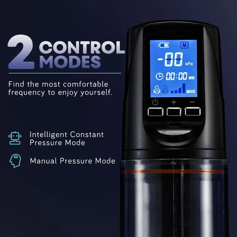 Electric Penis Enlarge Vacuum Pump 4 Suction Intensities Automatic High-Vacuum Penis Enlargement Extend Pump Air Pressure Device Electric Penis Enlarge Vacuum Pump 4 Suction Intensities Automatic High-Vacuum Penis Enlargement Extend Pump Air Pressure Device