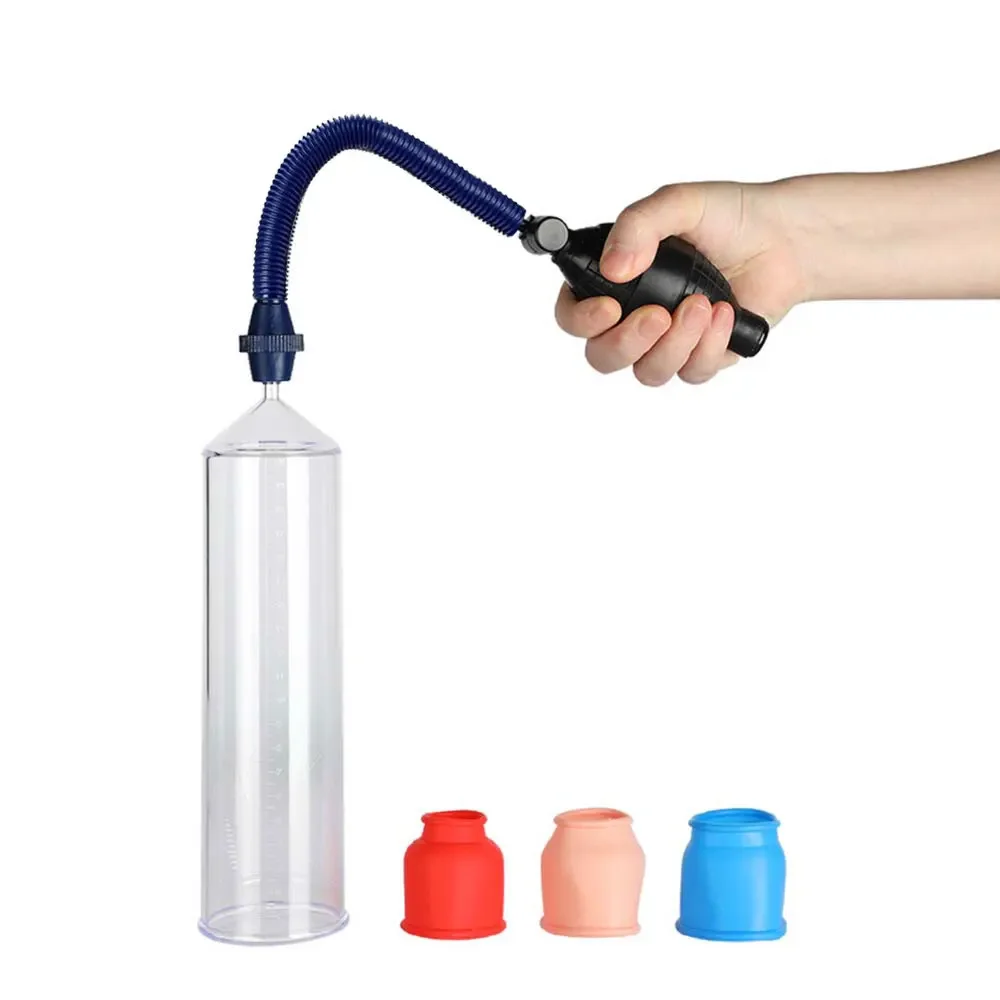 Male Penis Pump Manual Penis Enlarger Sex Toys For Man Vacuum Pump Male Masturbation Penile Extender Trainer Adults Sex Products