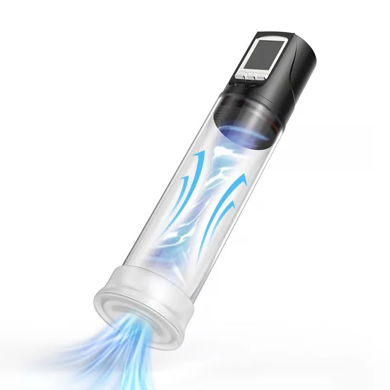 Hannibal LCD Electric Penis Pump Penis Enlargement Extend Pump Penis Trainer Male Masturbators Cup Dick Pump Sex Toys for Men