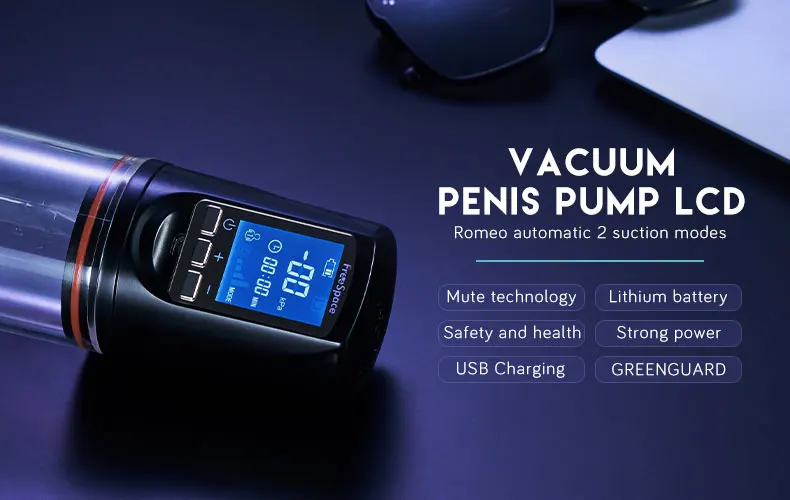 Hannibal LCD Electric Penis Pump Penis Enlargement Extend Pump Penis Trainer Male Masturbators Cup Dick Pump Sex Toys for Men