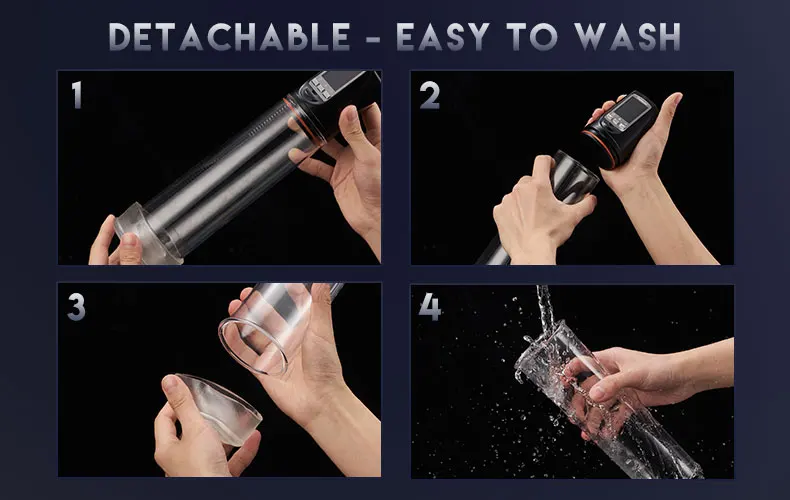 Hannibal LCD Electric Penis Pump Penis Enlargement Extend Pump Penis Trainer Male Masturbators Cup Dick Pump Sex Toys for Men