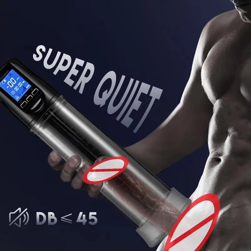 Hannibal LCD Electric Penis Pump Penis Enlargement Extend Pump Penis Trainer Male Masturbators Cup Dick Pump Sex Toys for Men