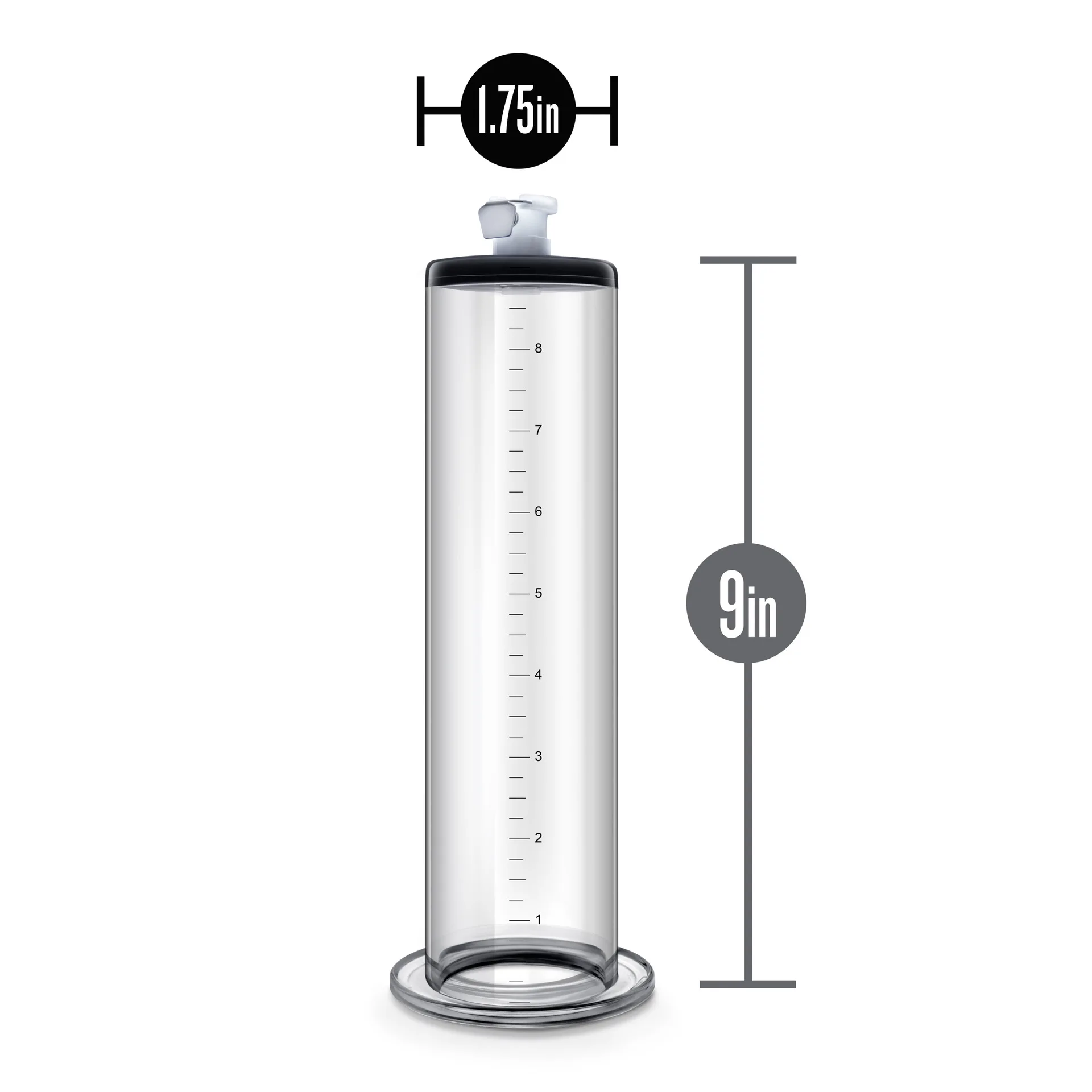 Lange Wide Bottom 30cm Penis Real Empty Cylinder Self-locking Pump Trainer Large Double Scale Cup Special Accessories