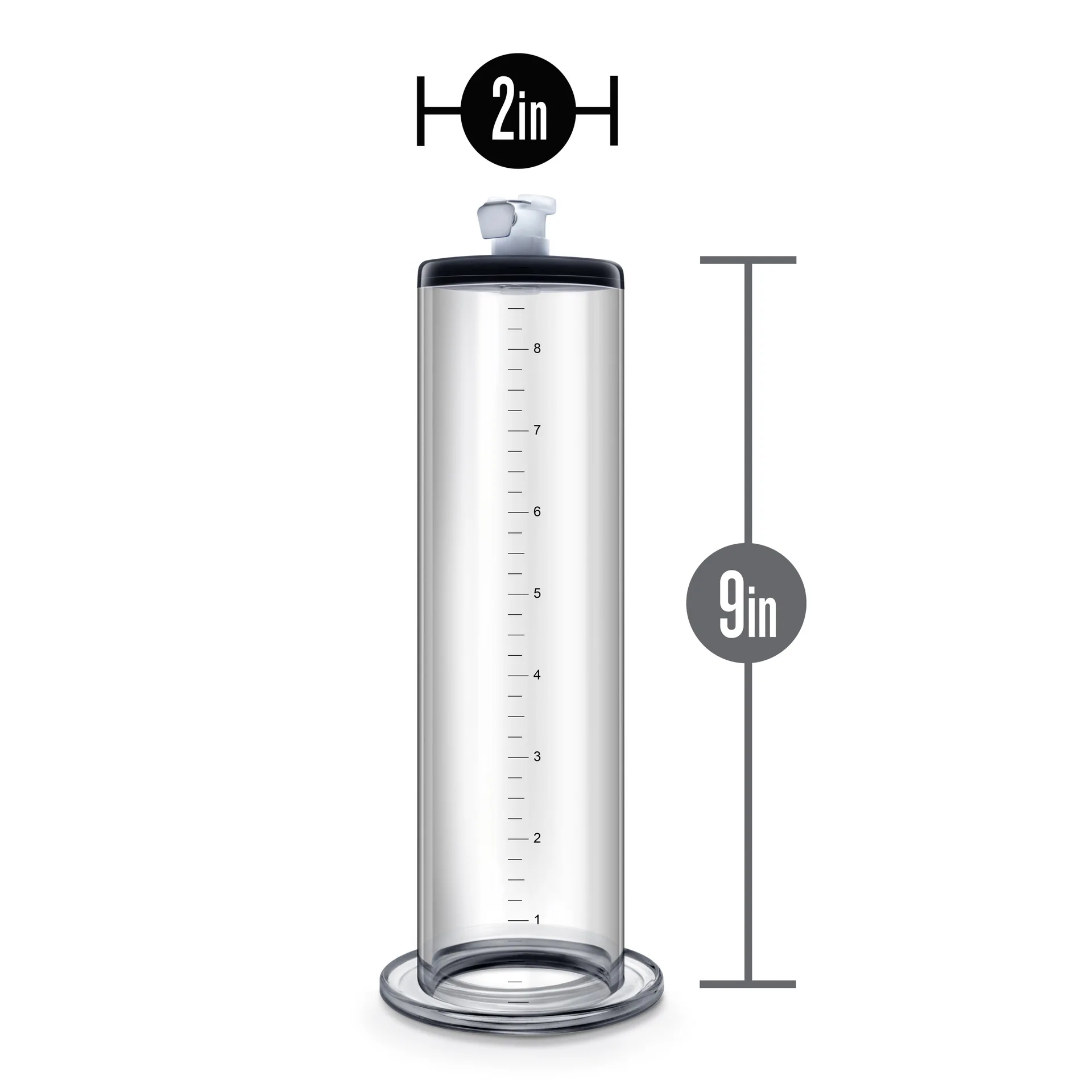 Lange Wide Bottom 30cm Penis Real Empty Cylinder Self-locking Pump Trainer Large Double Scale Cup Special Accessories