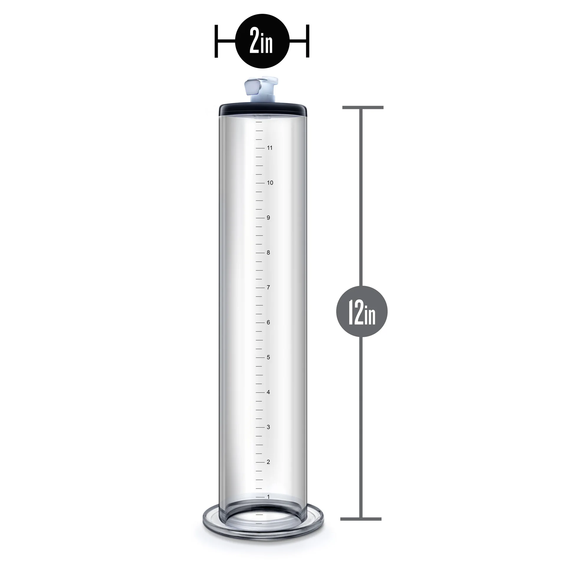Lange Wide Bottom 30cm Penis Real Empty Cylinder Self-locking Pump Trainer Large Double Scale Cup Special Accessories