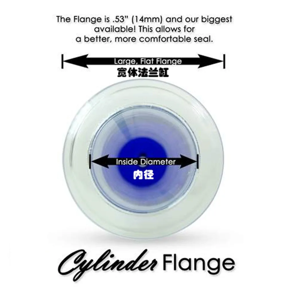 Lange Wide Bottom 30cm Penis Real Empty Cylinder Self-locking Pump Trainer Large Double Scale Cup Special Accessories