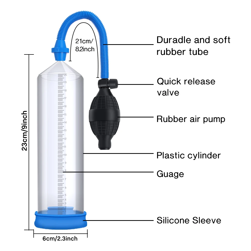 Penis Pump Enlargement Dick Pump Pro Penis Extender Vacuum Pump To Increase Cock Bigger Male Masturbator Sex Toys For Men Couple