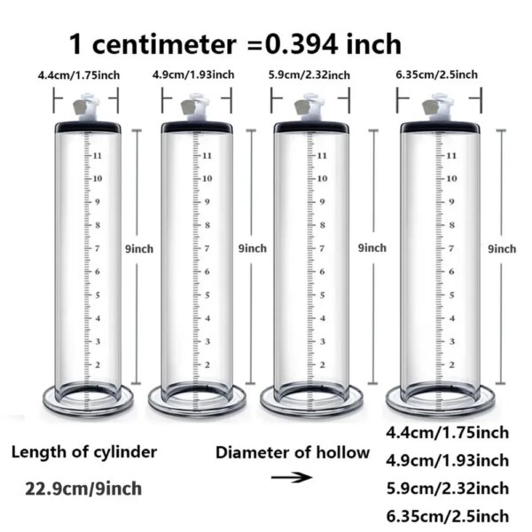 Acrylic Penis Enlarger Vacuum Pump Male Penis Bigger Growth Enlargement Enhancer Sex Toys For Men Lasting Trainer Sex Product