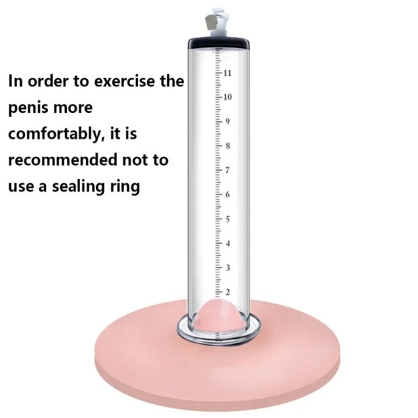 Acrylic Penis Enlarger Vacuum Pump Male Penis Bigger Growth Enlargement Enhancer Sex Toys For Men Lasting Trainer Sex Product