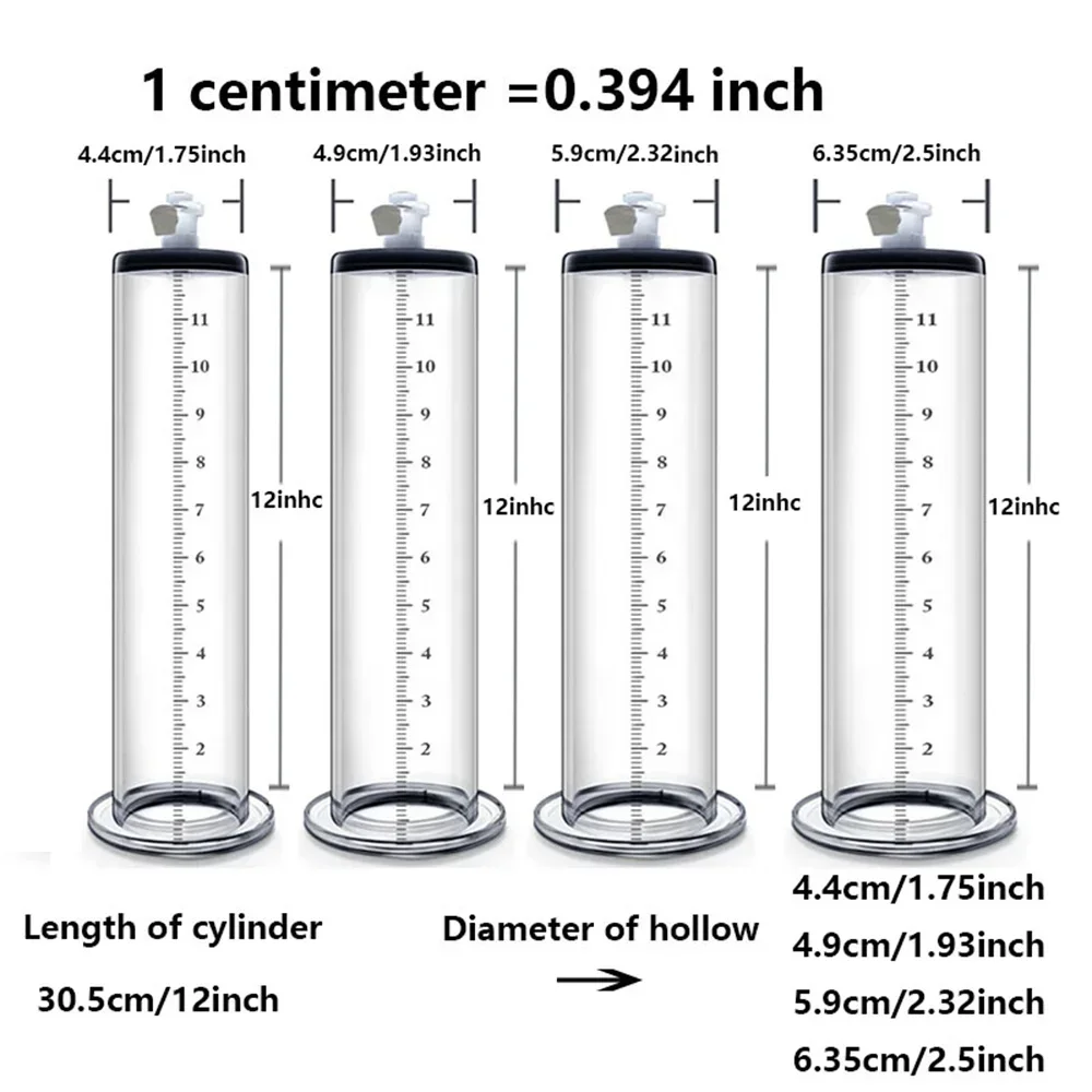 Acrylic Penis Enlarger Vacuum Pump Male Penis Bigger Growth Enlargement Enhancer Sex Toys For Men Lasting Trainer Sex Product