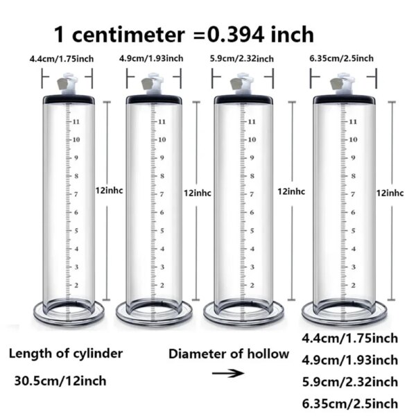 Acrylic Penis Enlarger Vacuum Pump Male Penis Bigger Growth Enlargement Enhancer Sex Toys For Men Lasting Trainer Sex Product