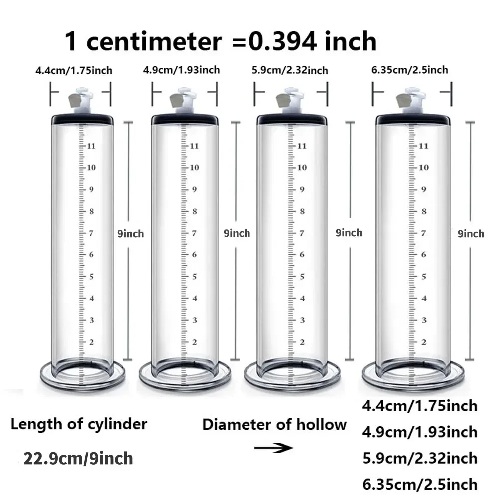 Acrylic Penis Enlarger Vacuum Pump Male Penis Bigger Growth Enlargement Enhancer Sex Toys For Men Lasting Trainer Sex Product