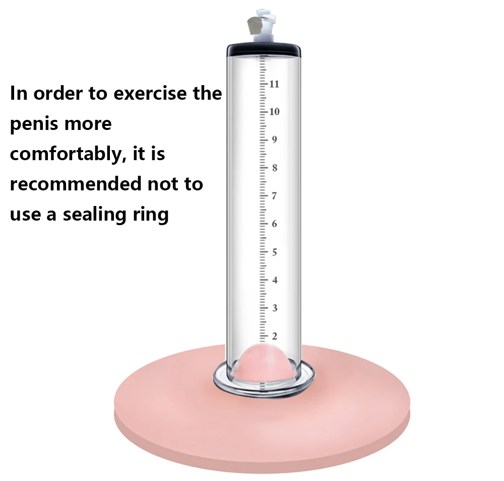 Acrylic Penis Vacuum Pump Manual Penis Enlarger Sex Toy For Man Male Masturbation Penis Enlargement Trainer Adults Product 30cm