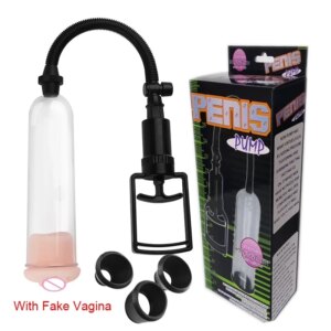 Male Penis Pump Manual Penis Enlarger Enhancement Erection Sextoys For Men Vacuum Pump Big Dick Trainer Male Lasting Masturbator