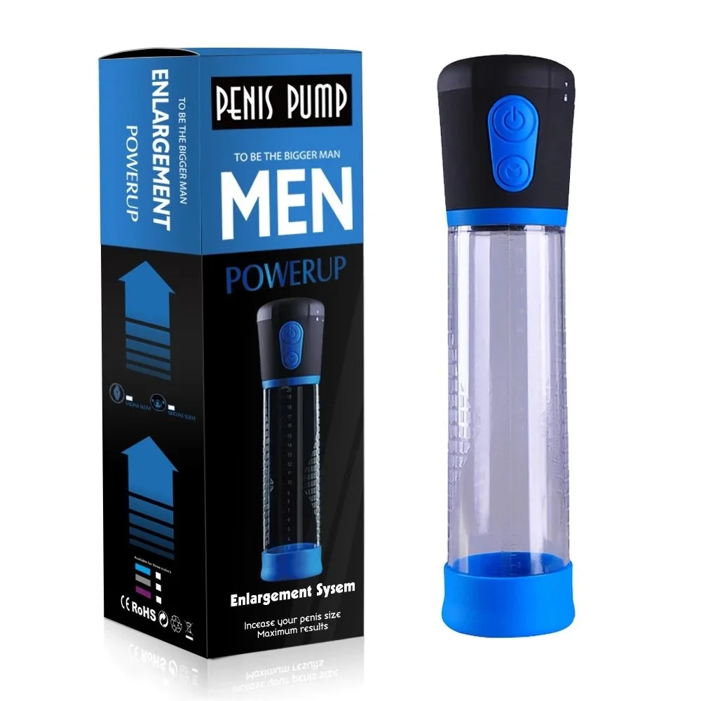 Electric Penile Pump Male Sensitization Training Adult Products Penis Enlargement Enhancer Massager