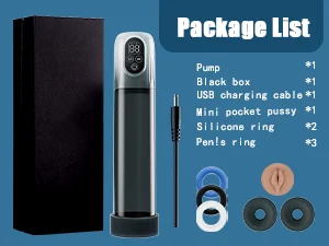 Electric Penis Pump, Automatic Male Masturbator with Mini Pocket Pussy and 3 Penis Ring, Adult Sex Toys for Men Dick Enlarger Er Electric Penis Pump, Automatic Male Masturbator with Mini Pocket Pussy and 3 Penis Ring, Adult Sex Toys for Men Dick Enlarger Er
