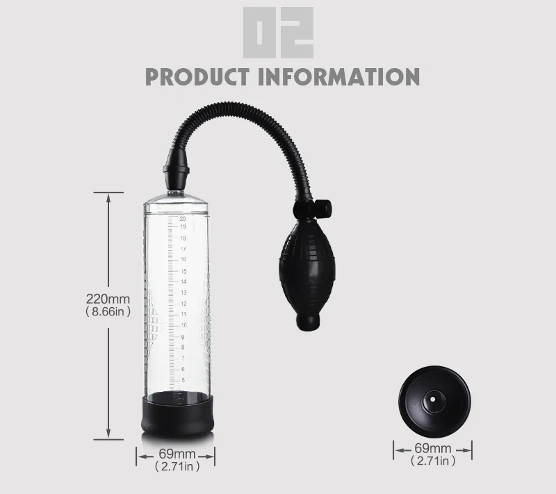Effective Penis Pump Enlargement Vacuum Dick Extender Men Sex Toy Increase Length Enlarger Male Train Erotic Adult Sexy Product