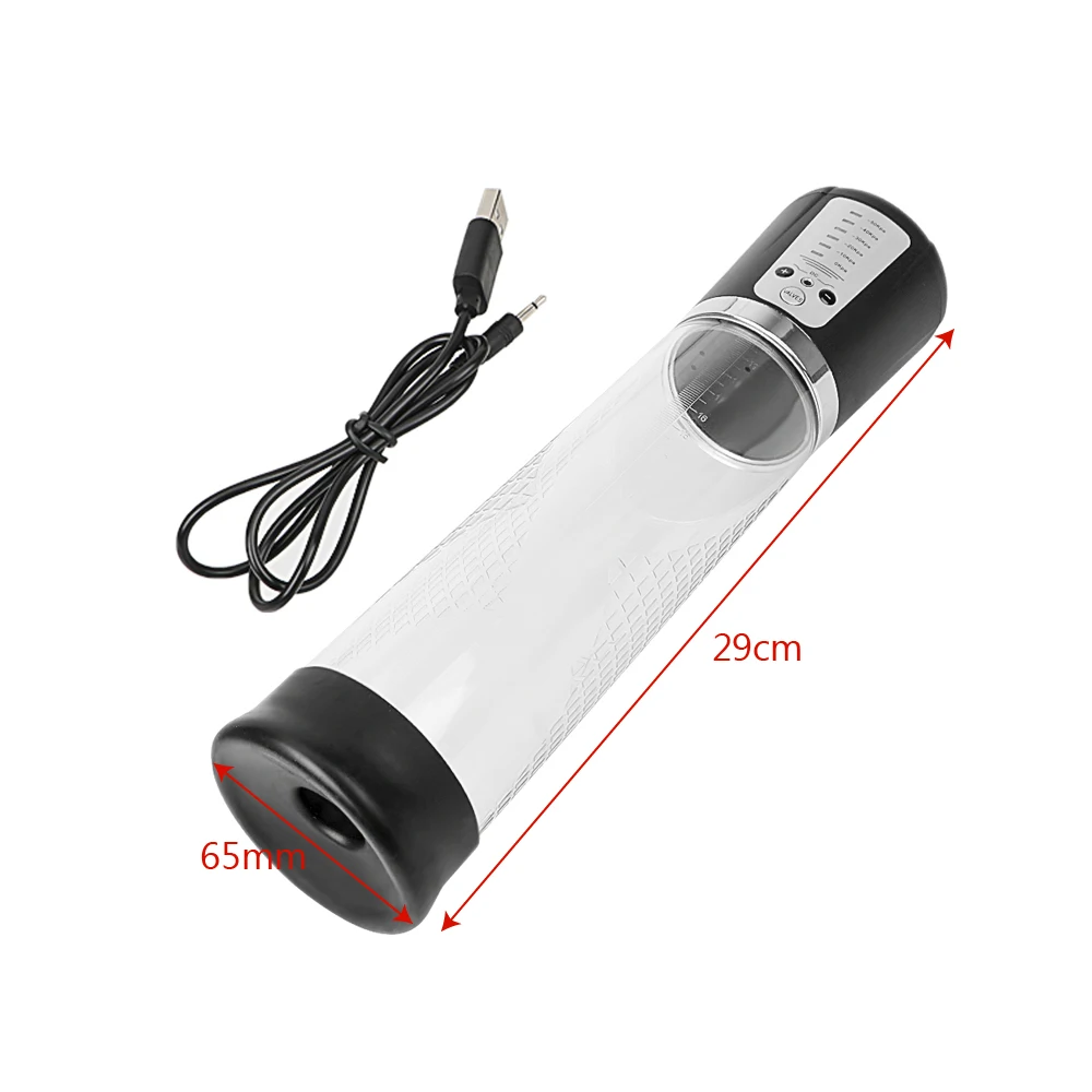 OLO Automatic Penis Pump Penis Enlarger USB Rechargeable Electric Penis Enlargement Extender Vacuum Pump Sex Toys for Men