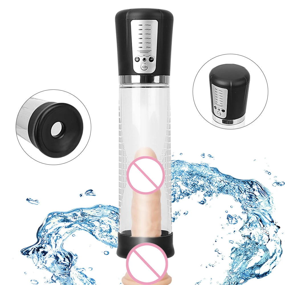 OLO Automatic Penis Pump Penis Enlarger USB Rechargeable Electric Penis Enlargement Extender Vacuum Pump Sex Toys for Men