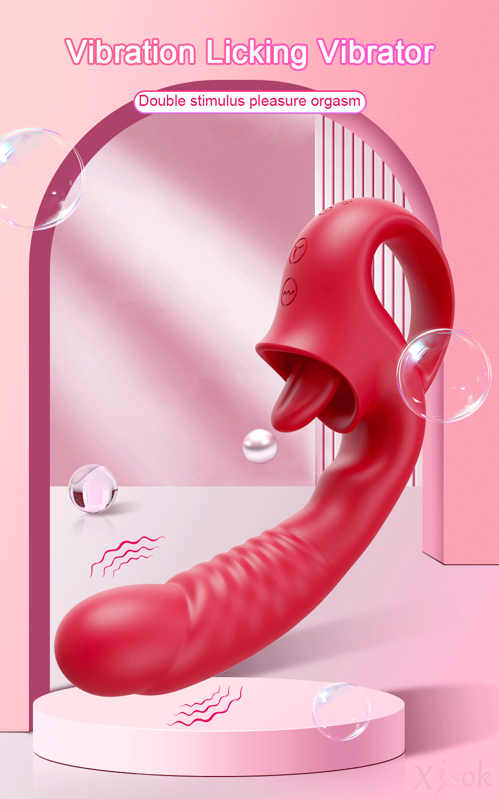 Dildo Vibrator for Women Tongue Licking Nipple Clitoris Stimulator G-Spot Vibrating Massager Female Blowjob Adults Sex Toy Dildo Vibrator for Women Tongue Licking Nipple Clitoris Stimulator G-Spot Vibrating Massager Female Blowjob Adults Sex Toy