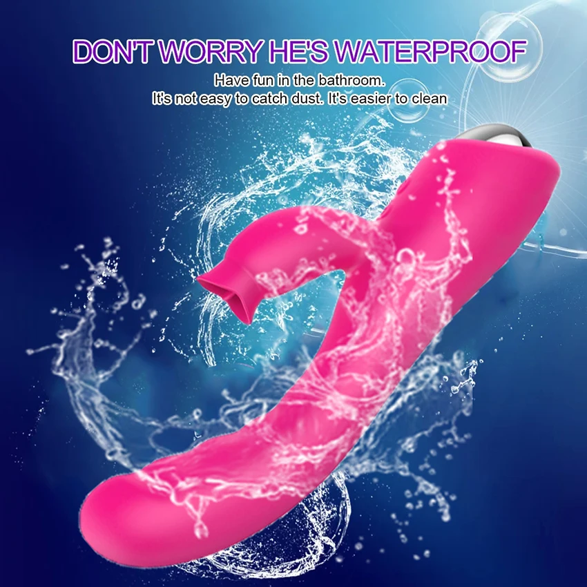 Powerful Rabbit Thrusting Vibrator Automatic Telescopic G-Spot Clitoris Stimulator Female Masturbation Sex Toys For Women Adults