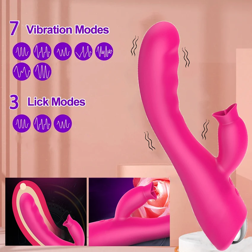 Powerful Rabbit Thrusting Vibrator Automatic Telescopic G-Spot Clitoris Stimulator Female Masturbation Sex Toys For Women Adults