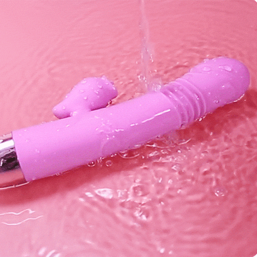 Powerful Rabbit Thrusting Vibrator Automatic Telescopic G-Spot Clitoris Stimulator Female Masturbation Sex Toys For Women Adults