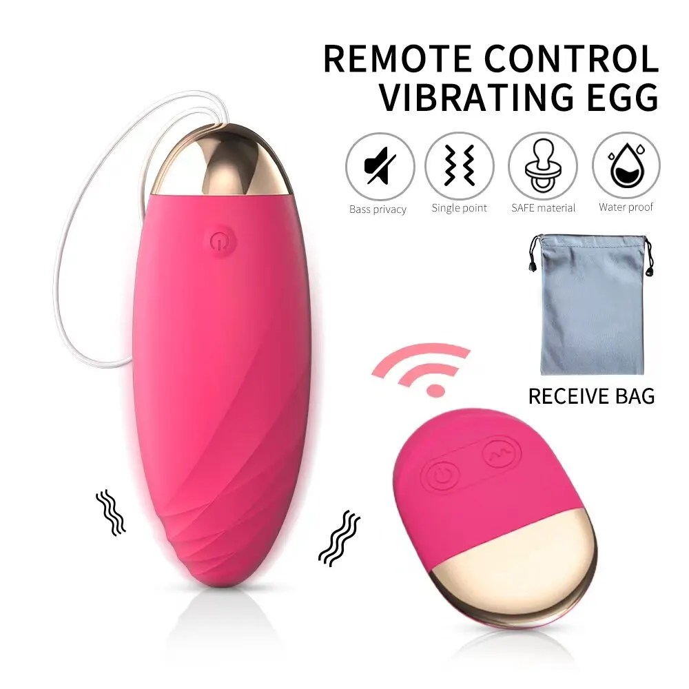 Wireless Remote Control Love Egg Vibrator G Spot Vaginal Clitoris Stimulator Body Massager for Adult Women Couples