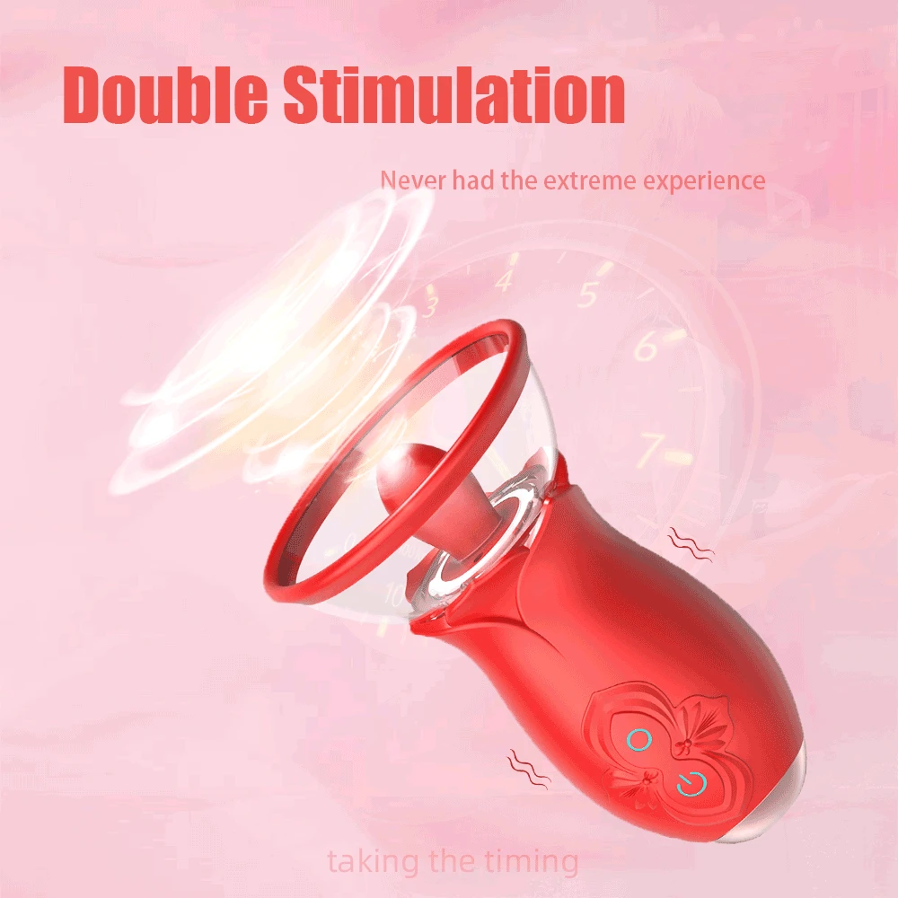 Rose Sucking Vibrator for Women G Spot Clitoris Stimulator Thrusting Vagina Nipple Sucker Vibrating Goods Sex Toys for Adults Rose Sucking Vibrator for Women G Spot Clitoris Stimulator Thrusting Vagina Nipple Sucker Vibrating Goods Sex Toys for Adults