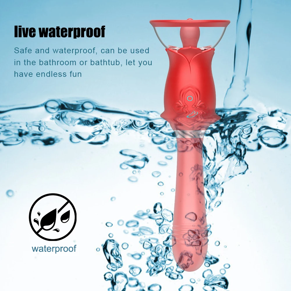 Rose Sucking Vibrator for Women G Spot Clitoris Stimulator Thrusting Vagina Nipple Sucker Vibrating Goods Sex Toys for Adults Rose Sucking Vibrator for Women G Spot Clitoris Stimulator Thrusting Vagina Nipple Sucker Vibrating Goods Sex Toys for Adults