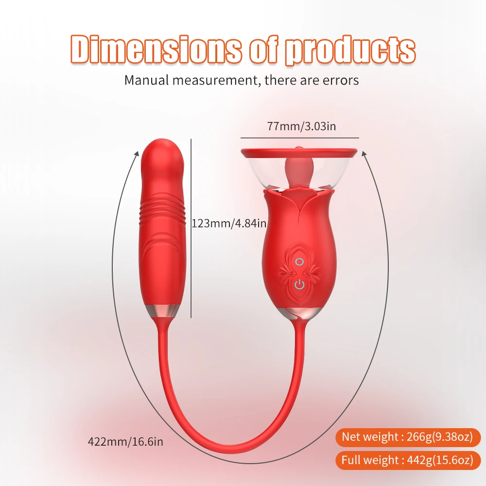 Rose Sucking Vibrator for Women G Spot Clitoris Stimulator Thrusting Vagina Nipple Sucker Vibrating Goods Sex Toys for Adults Rose Sucking Vibrator for Women G Spot Clitoris Stimulator Thrusting Vagina Nipple Sucker Vibrating Goods Sex Toys for Adults