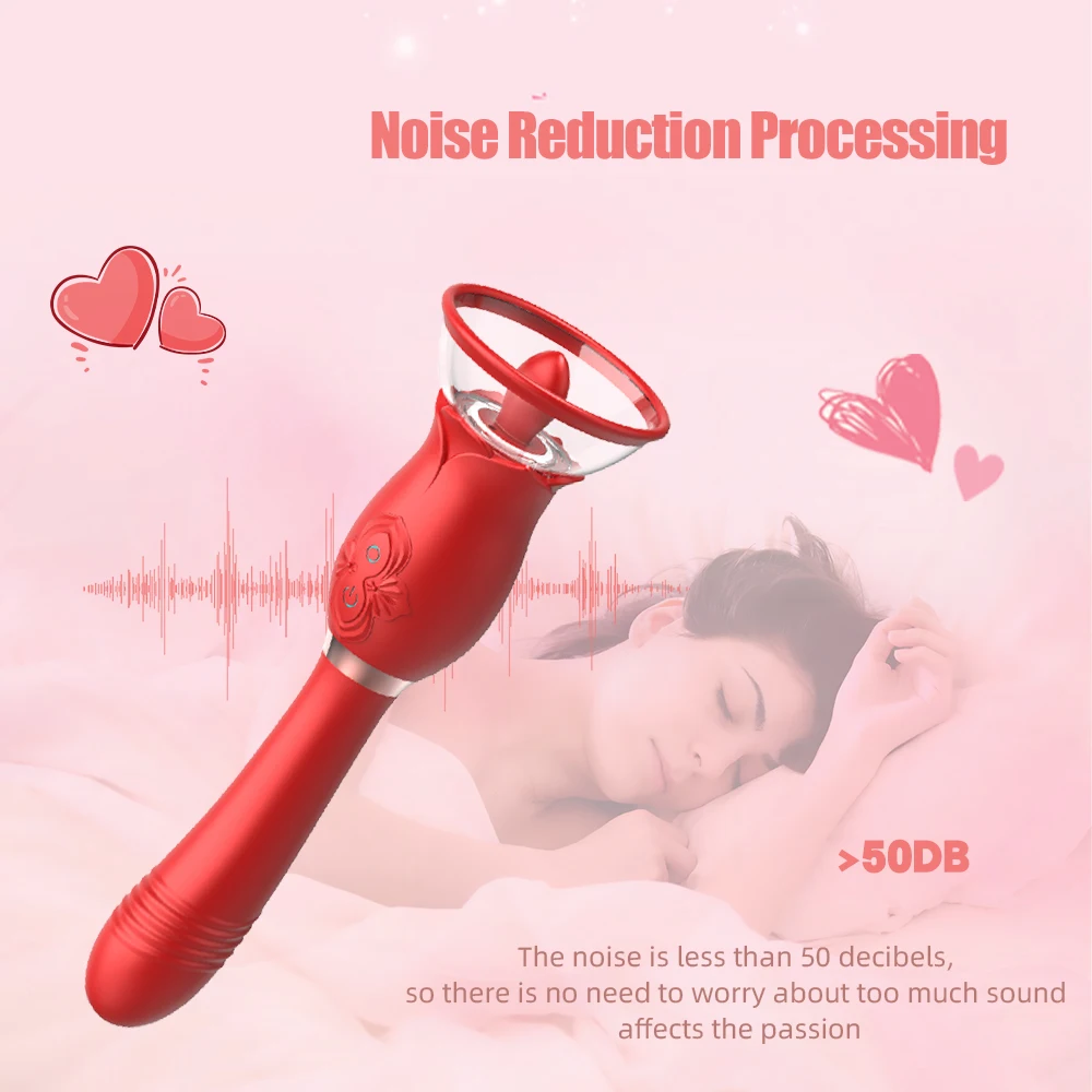 Rose Sucking Vibrator for Women G Spot Clitoris Stimulator Thrusting Vagina Nipple Sucker Vibrating Goods Sex Toys for Adults Rose Sucking Vibrator for Women G Spot Clitoris Stimulator Thrusting Vagina Nipple Sucker Vibrating Goods Sex Toys for Adults