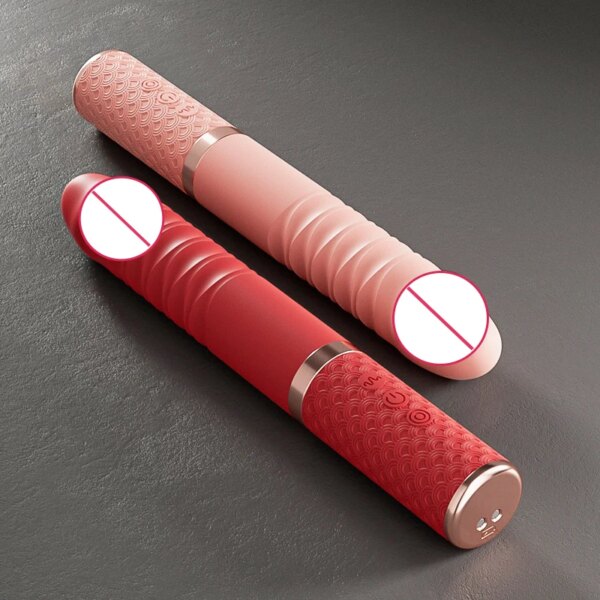 Automatic Machine Telescopic Dildo Vibrator Female Sex Toy Women Vagina Masturbation Penis G Spot Clitoris Stimulator Massager