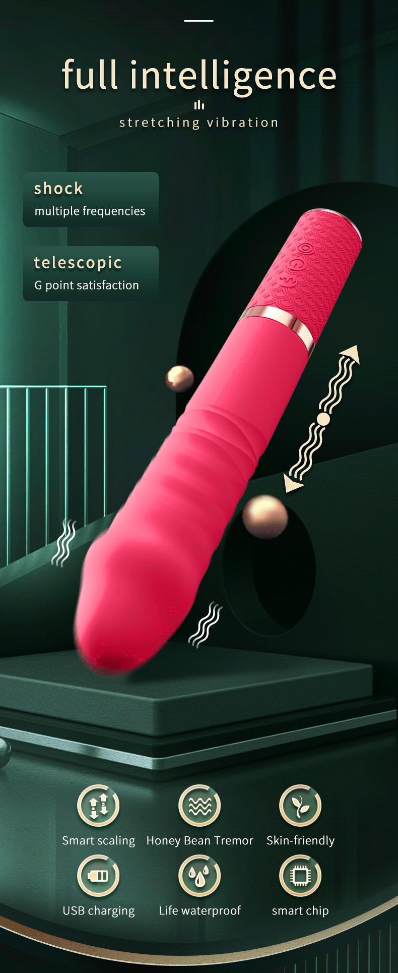 Automatic Machine Telescopic Dildo Vibrator Female Sex Toy Women Vagina Masturbation Penis G Spot Clitoris Stimulator Massager Automatic Machine Telescopic Dildo Vibrator Female Sex Toy Women Vagina Masturbation Penis G Spot Clitoris Stimulator Massager