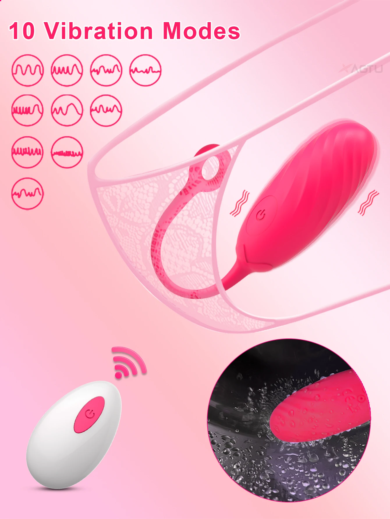Powerful Vibrators  for Women Love Egg Wireless Remote G Spot Vaginal Balls Clitoris Stimulator Vibrating Egg Sex Toys for Adult
