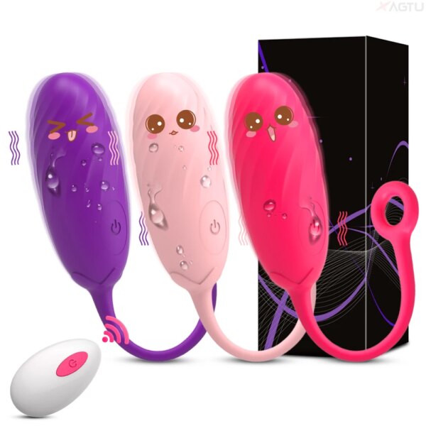 Powerful Vibrators  for Women Love Egg Wireless Remote G Spot Vaginal Balls Clitoris Stimulator Vibrating Egg Sex Toys for Adult
