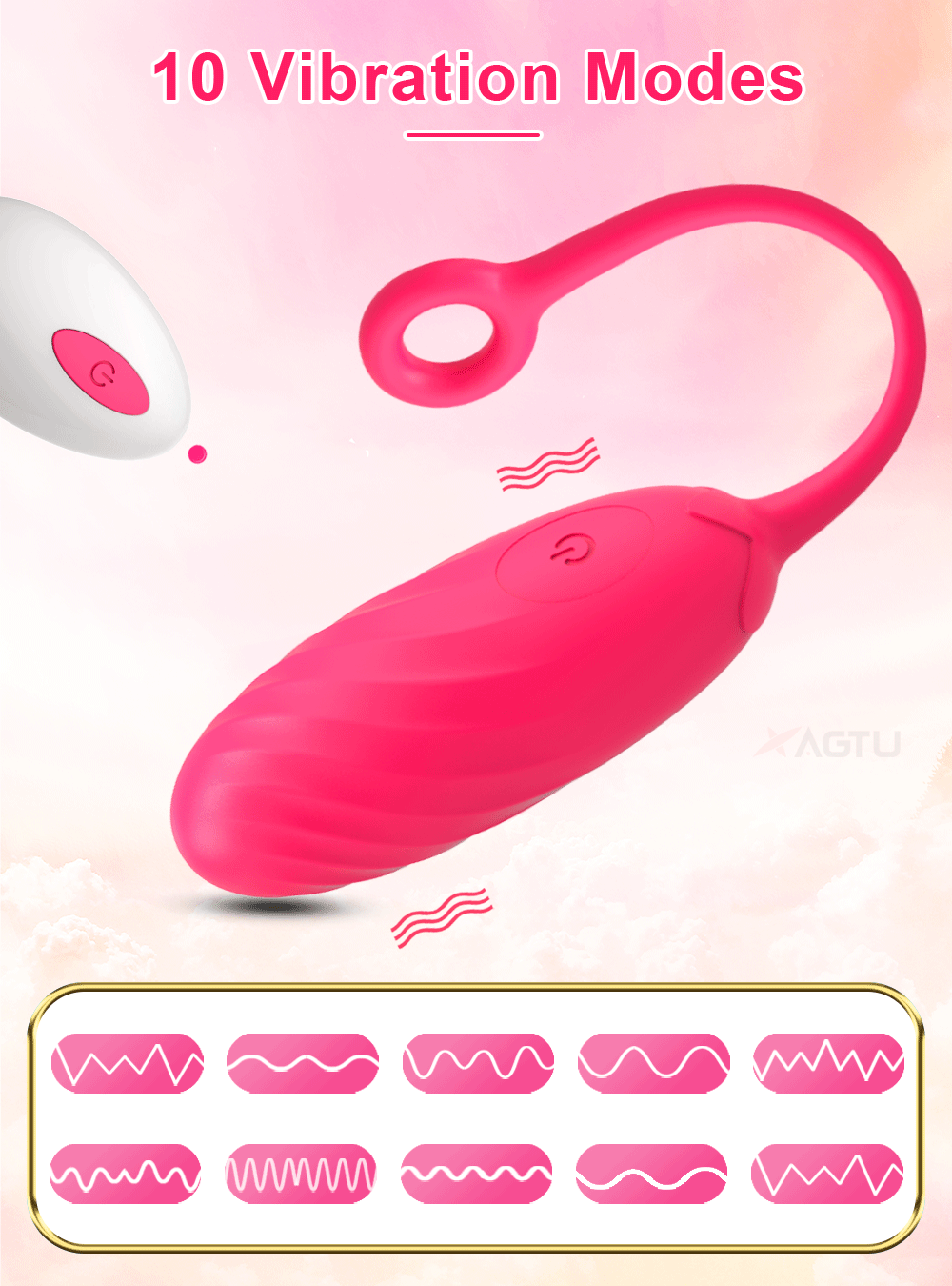 Powerful Vibrators  for Women Love Egg Wireless Remote G Spot Vaginal Balls Clitoris Stimulator Vibrating Egg Sex Toys for Adult