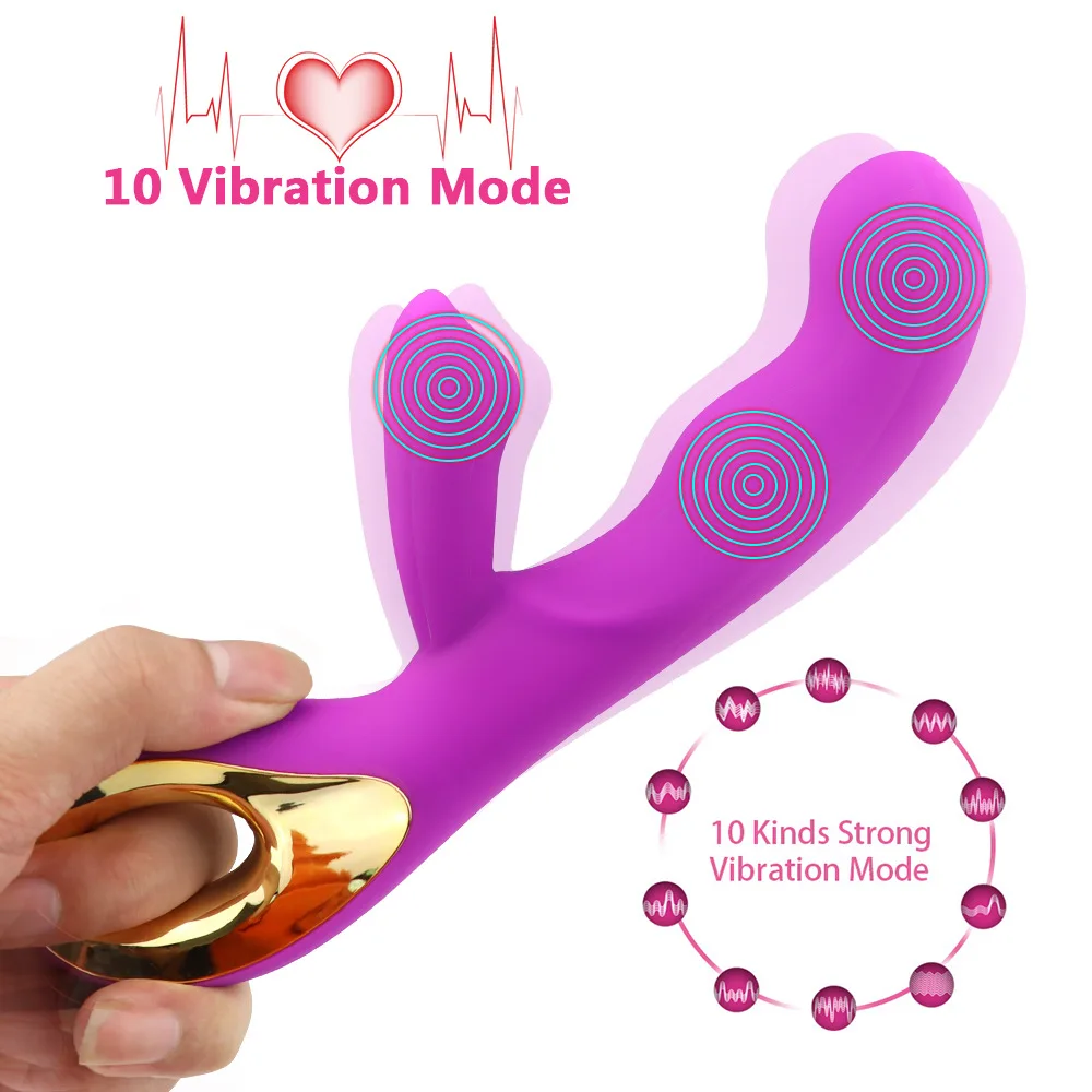 2023 Rabbit Thrusting Vibrator Automatic Telescopic G-Spot Clitoris Stimulator Female Masturbation Sex Toys For Women Adults