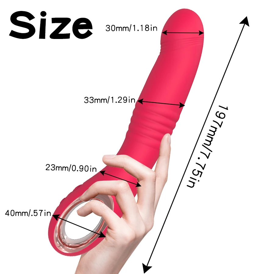 10 Modes Telescopic Vibrator for Women High Speed Motor G-Spot Climax Dildo Vibrating Female Masturbator Adult Sex Toy for Woman