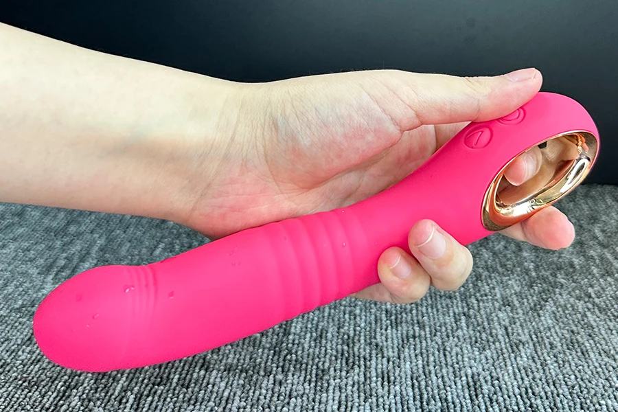 10 Modes Telescopic Vibrator for Women High Speed Motor G-Spot Climax Dildo Vibrating Female Masturbator Adult Sex Toy for Woman