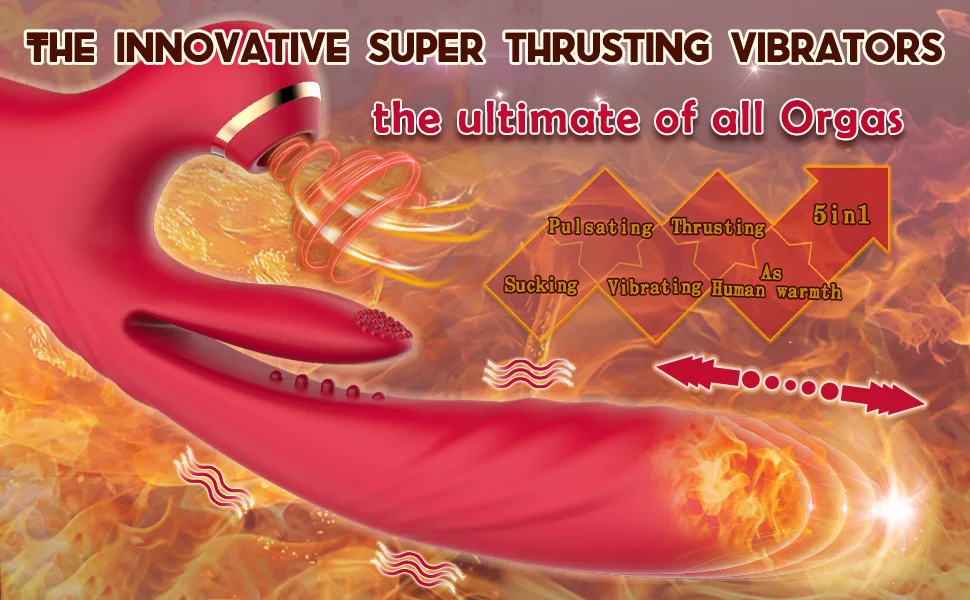 3in1 Thrusting Dild Vibrator for Women G Spot Tapping Heating Suck 20 Mode Clitoris Stimulator Sex Toys Female Goods for Adults 3in1 Thrusting Dild Vibrator for Women G Spot Tapping Heating Suck 20 Mode Clitoris Stimulator Sex Toys Female Goods for Adults