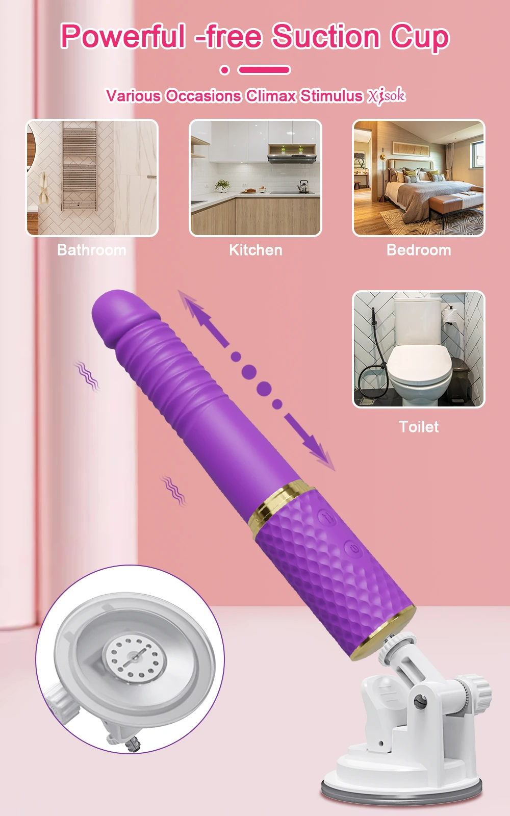 Telescopic Dildo Vibrators for Women G Spot Thrusting Retractable Vaginal Adult Sex Toys Female Masturbation Automatic Machine Telescopic Dildo Vibrators for Women G Spot Thrusting Retractable Vaginal Adult Sex Toys Female Masturbation Automatic Machine